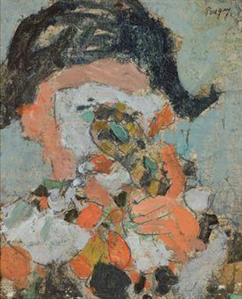 Arlequin au masque by Jean Pougny