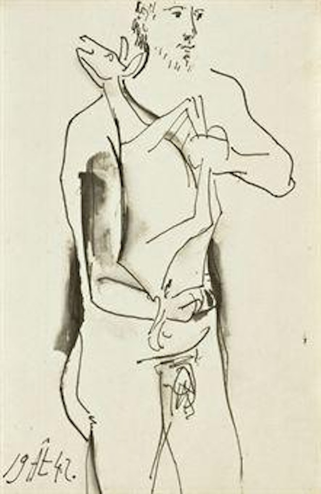 L'homme au mouton by Pablo Picasso