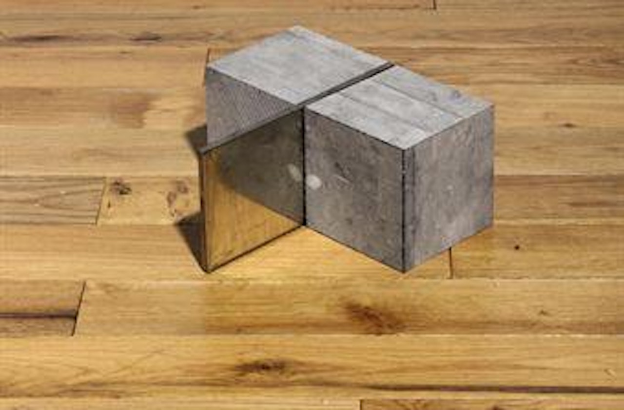 Belgica Tin Vane by Carl Andre
