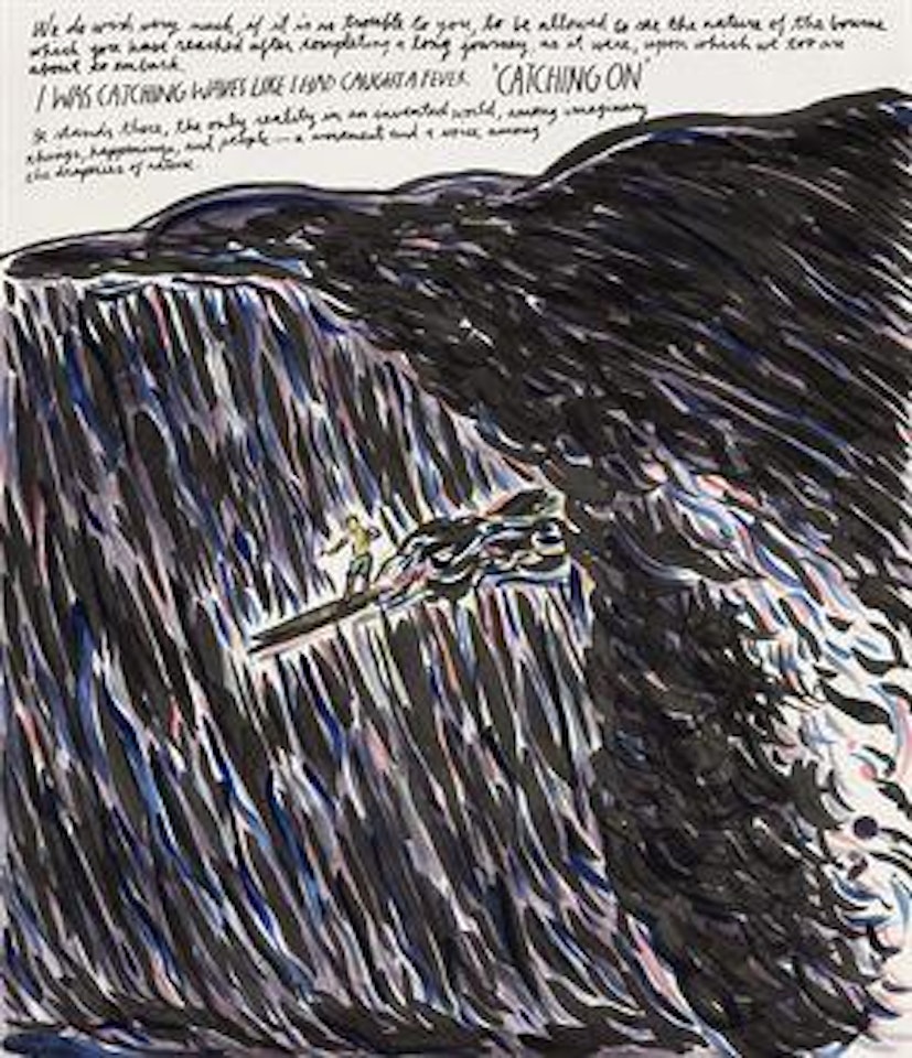 Untitled (I was catching waves) by Raymond Pettibon