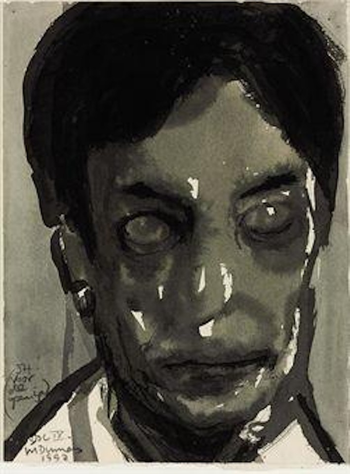 JH (voor de opening) by Marlene Dumas