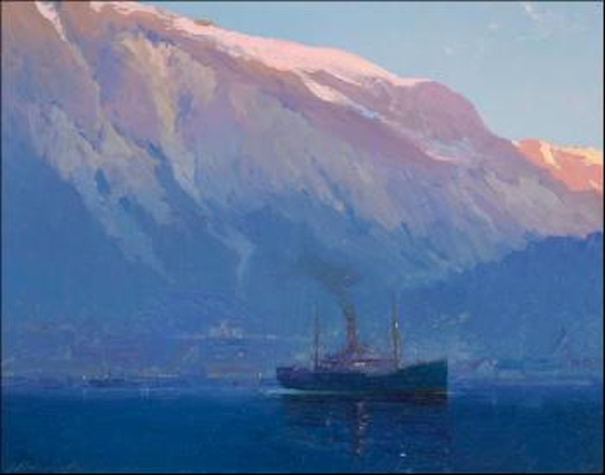 Early morning, Juneau, Alaska by Sydney Mortimer Laurence