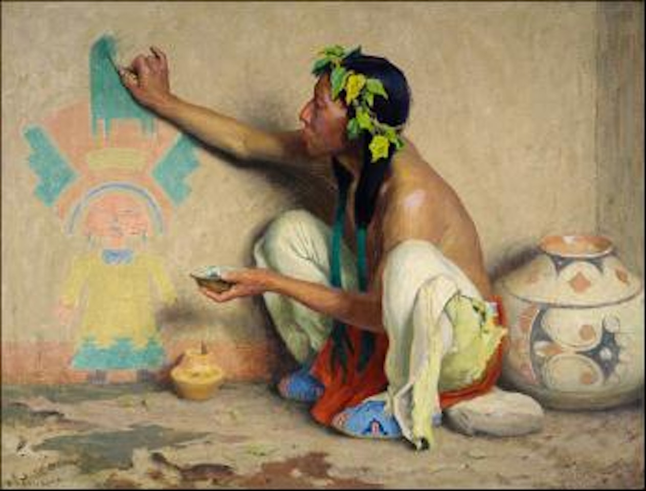 Kachina painter by E. Irving Couse