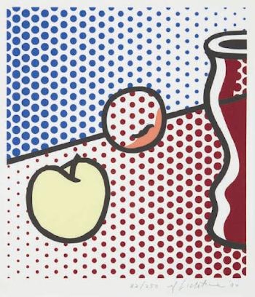 Still Life with Red Jar by Roy Lichtenstein