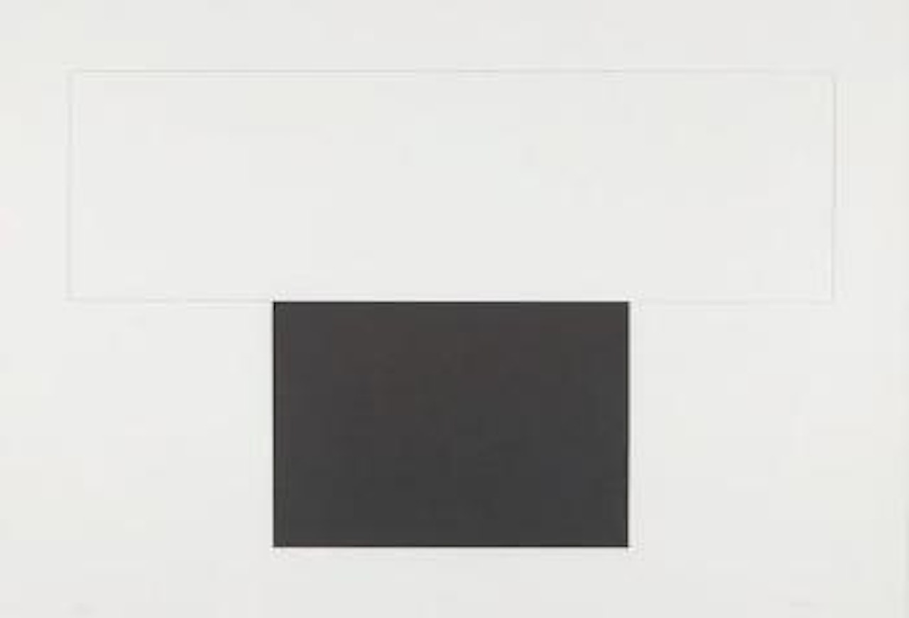 White Bar with Black by Ellsworth Kelly