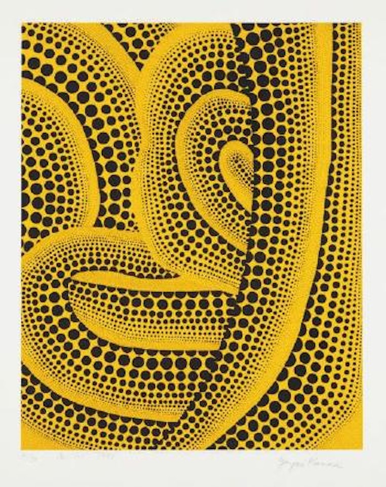 Nami 1 (yellow) by Yayoi Kusama