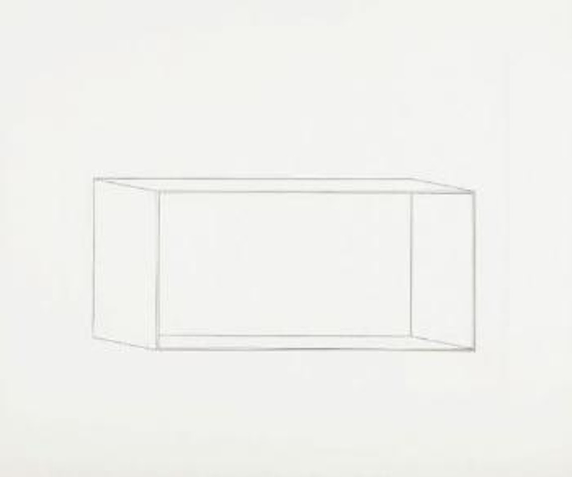 Untitled suite: one plate by Donald Judd
