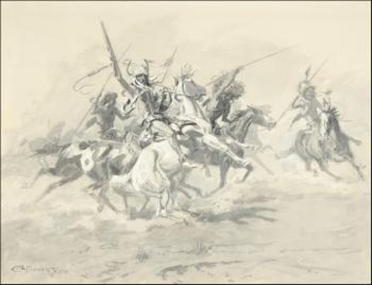 On the attack by Charles M Russell