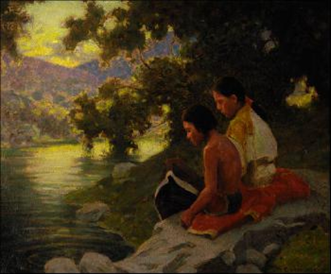 Evening reverie by E. Irving Couse