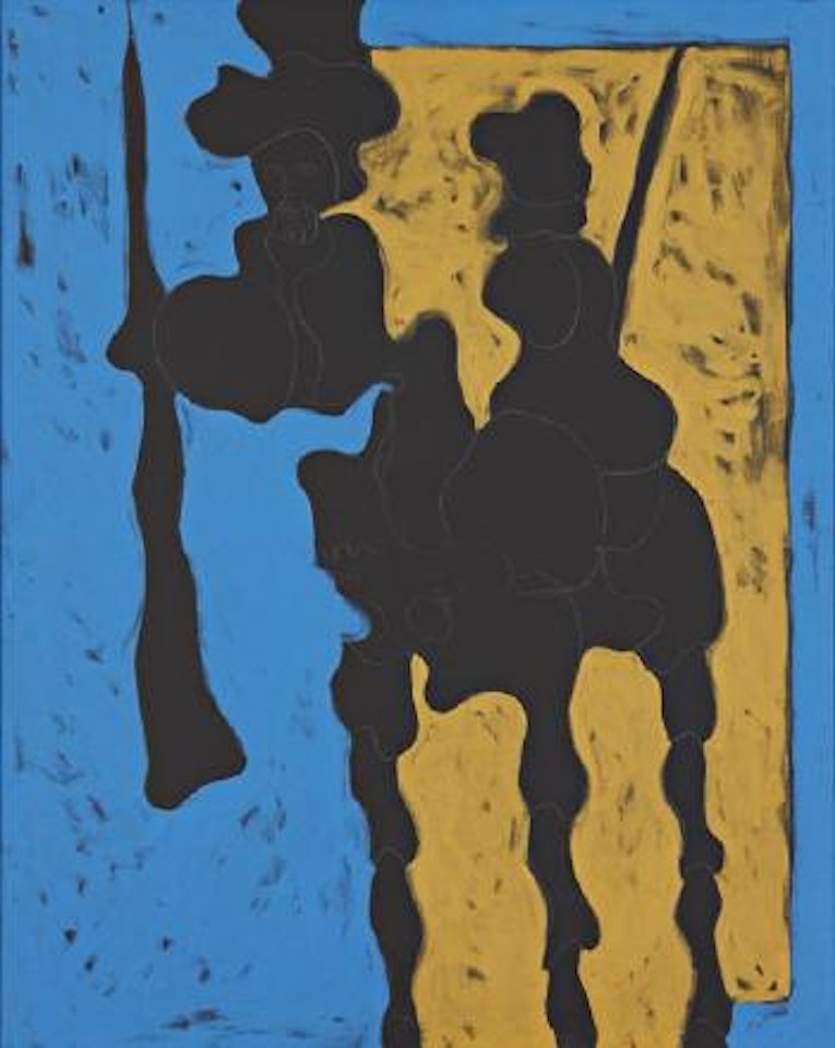 Untitled (Don Chisciotte) by Tano Festa