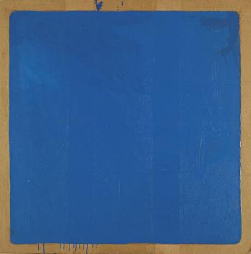 Monocromo blu by Mario Schifano