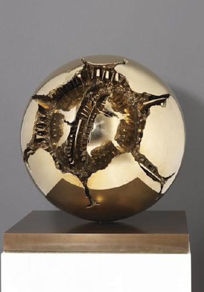 Sfera con sfera (Sphere within sphere) by Arnaldo Pomodoro