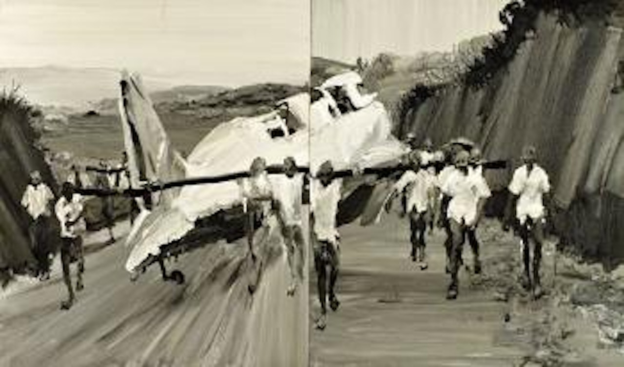 Gift (diptych) by Li Songsong