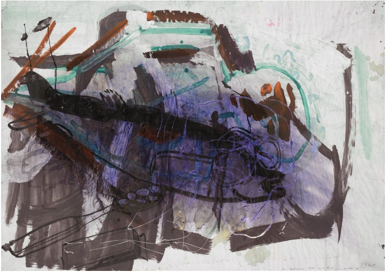 Fisch mit Brille by Sigmar Polke