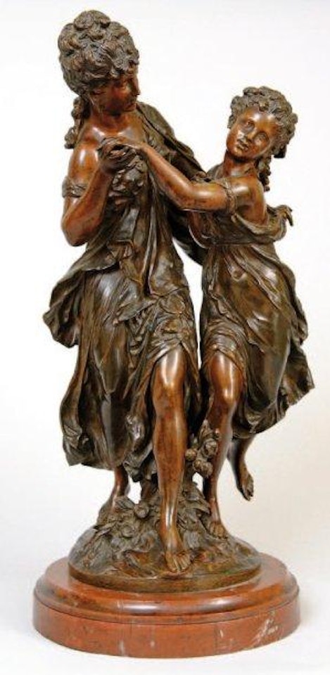 Jeunes femmes dansant by Mathurin Moreau