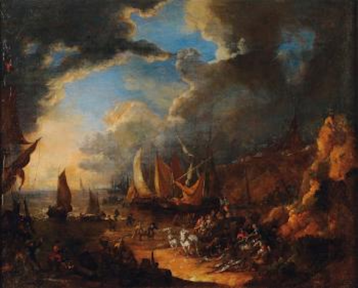 Le marché aux poissons sur le port by Pieter Bout