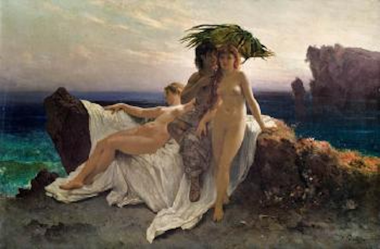 Am Meeresstrand by Wilhelm Kray