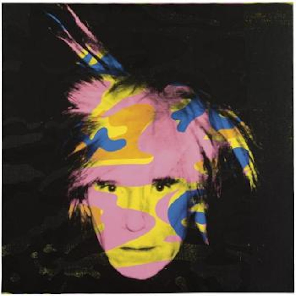 Camouflage Self-portrait by Andy Warhol