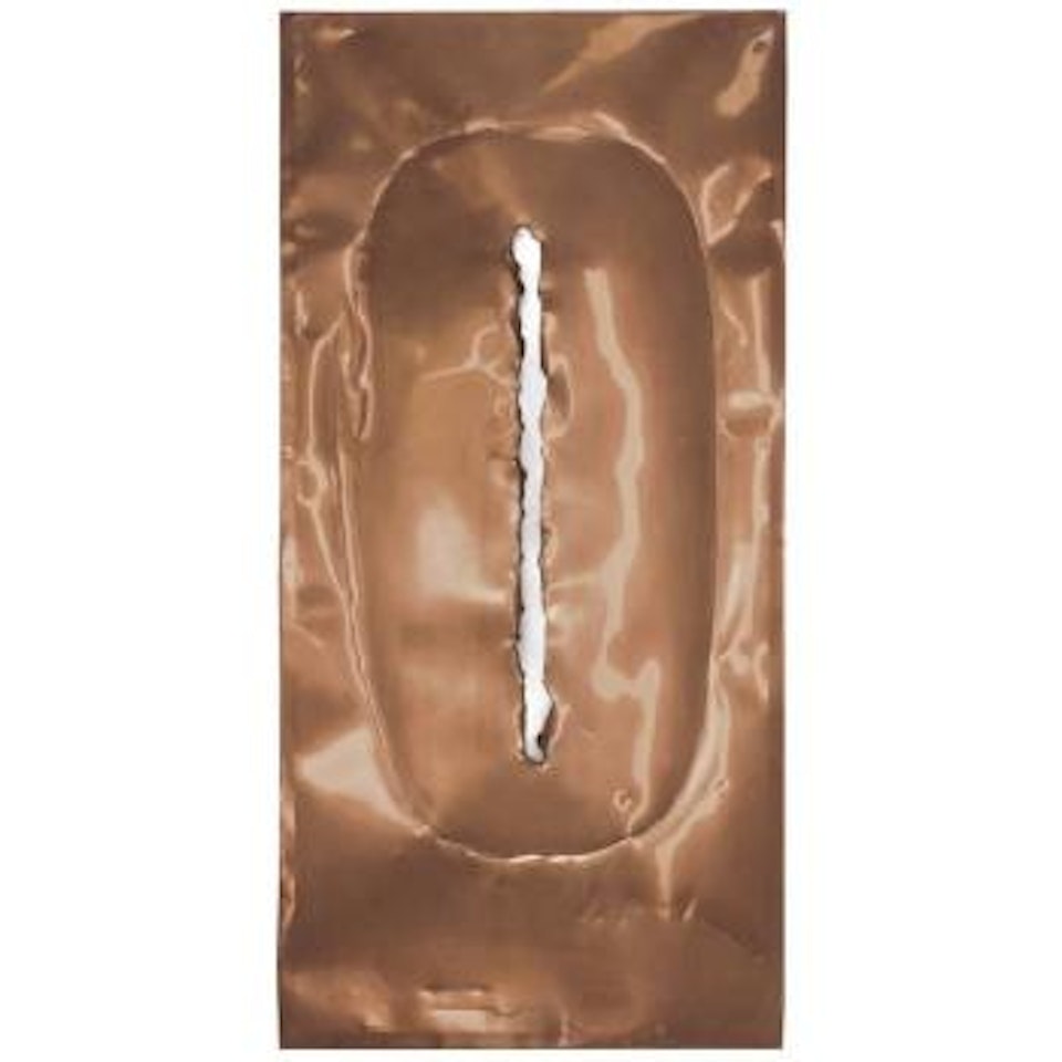 Concetto Spaziale, New York 21 by Lucio Fontana