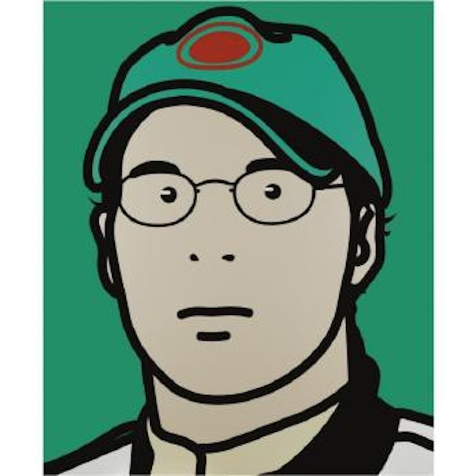 Jacques, Racing Driver 1 by Julian Opie