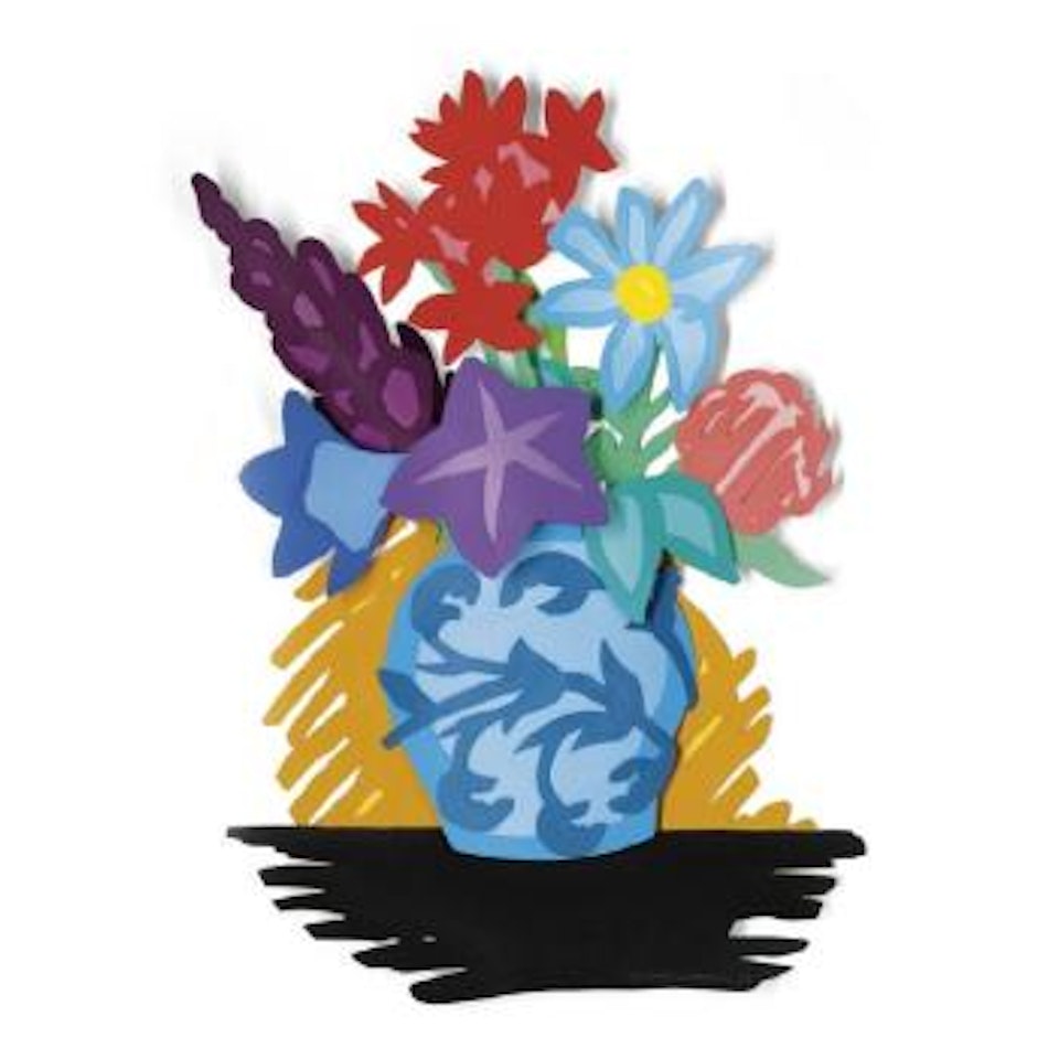 Maquette For Mixed Bouquet (Filled In) by Tom Wesselmann