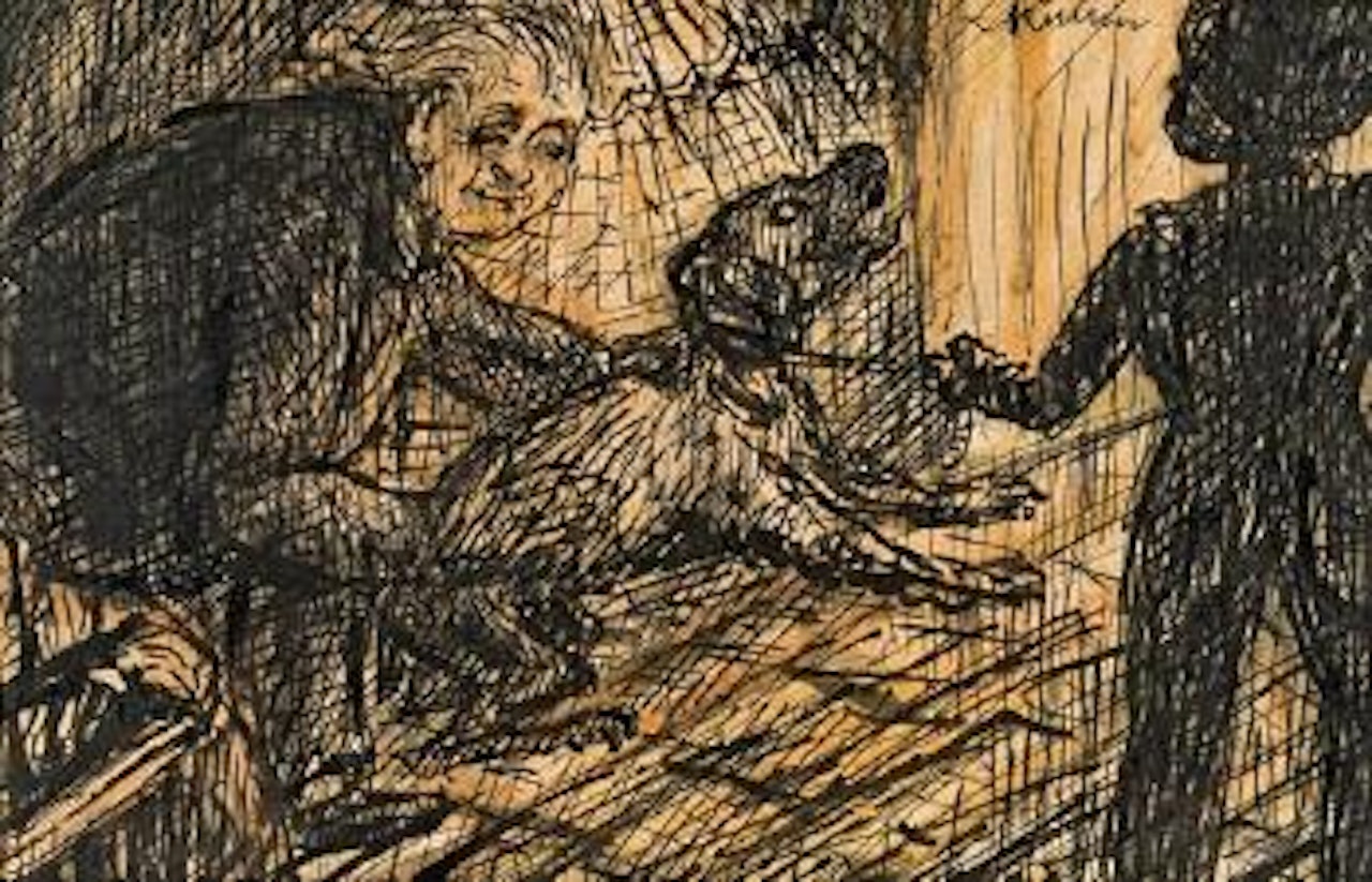 Der bellendeHund by Alfred Kubin