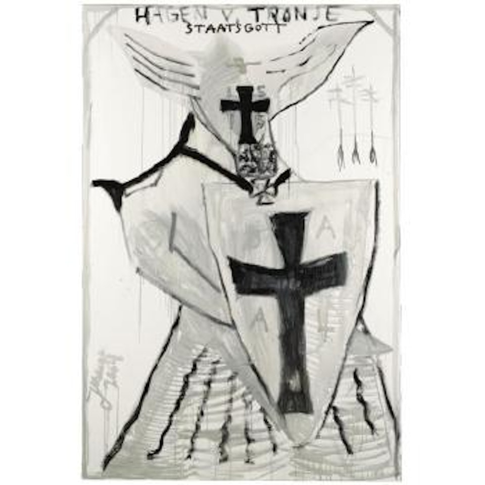 Der Soldatengott Hagen V. Tronje by Jonathan Meese