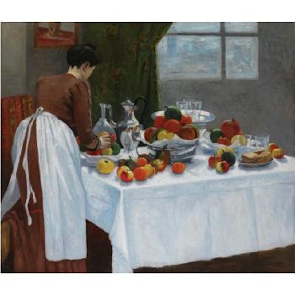 Jeanne Devant La Nature Morte by Henri Manguin