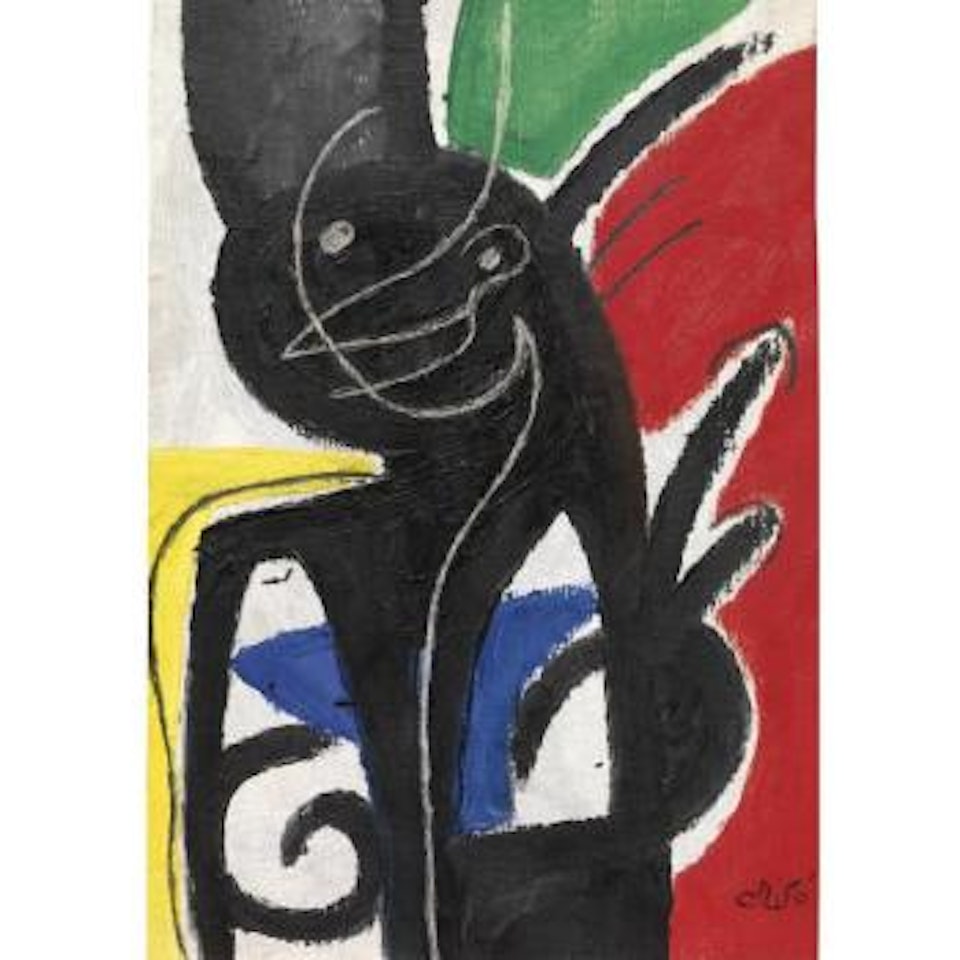 Femme À La Mantille by Joan Miró