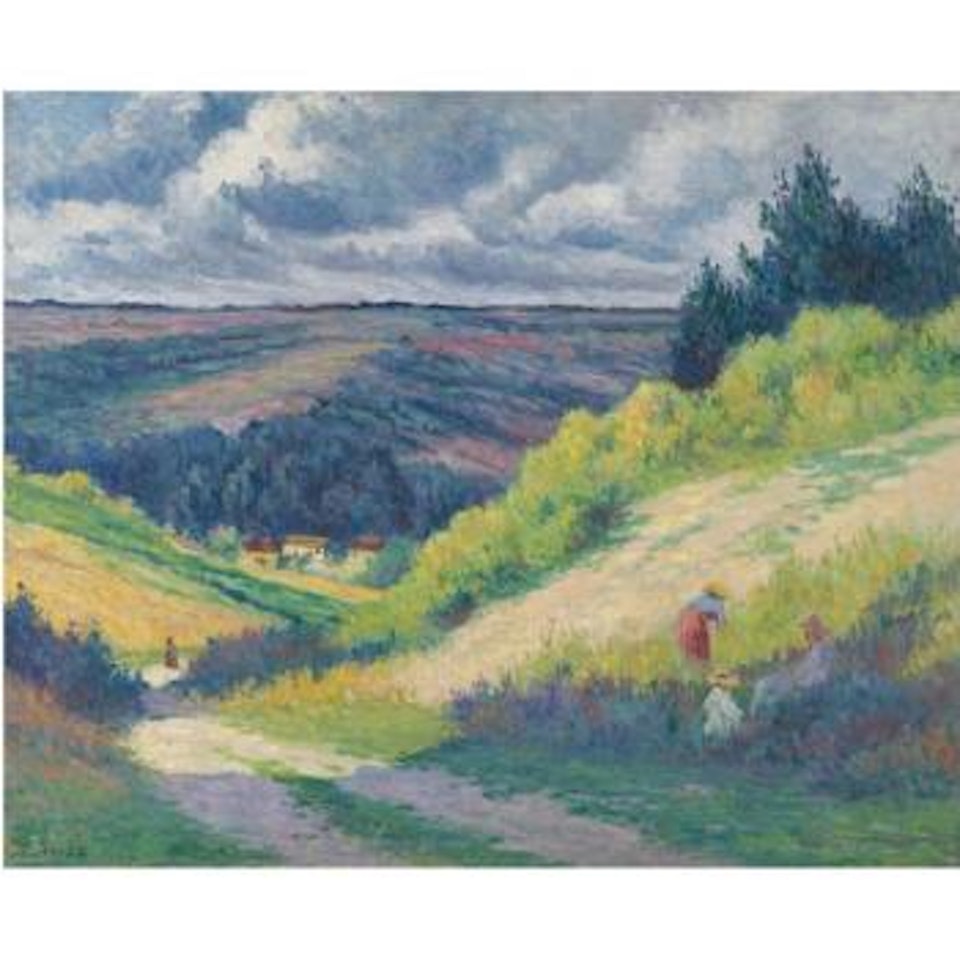 Paysage Valloné Près De Moulineux by Maximilien Luce