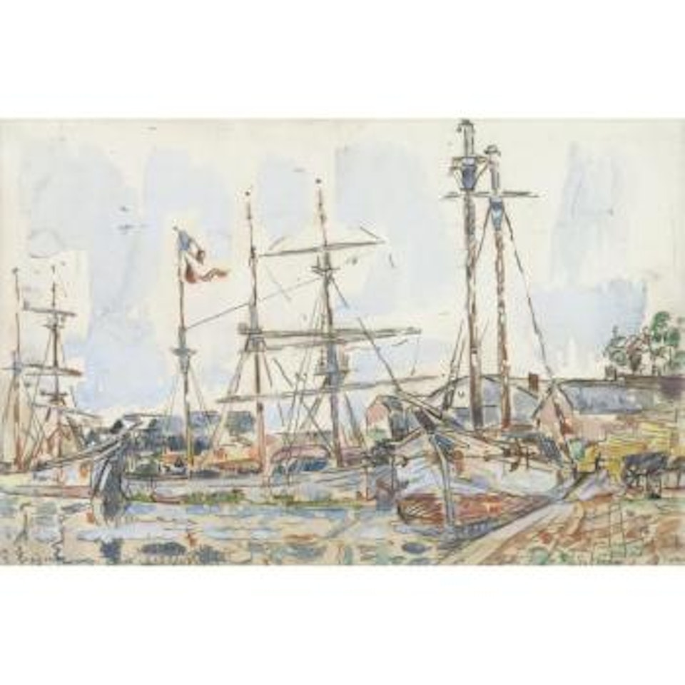 Le Port De Saint-servan by Paul Signac