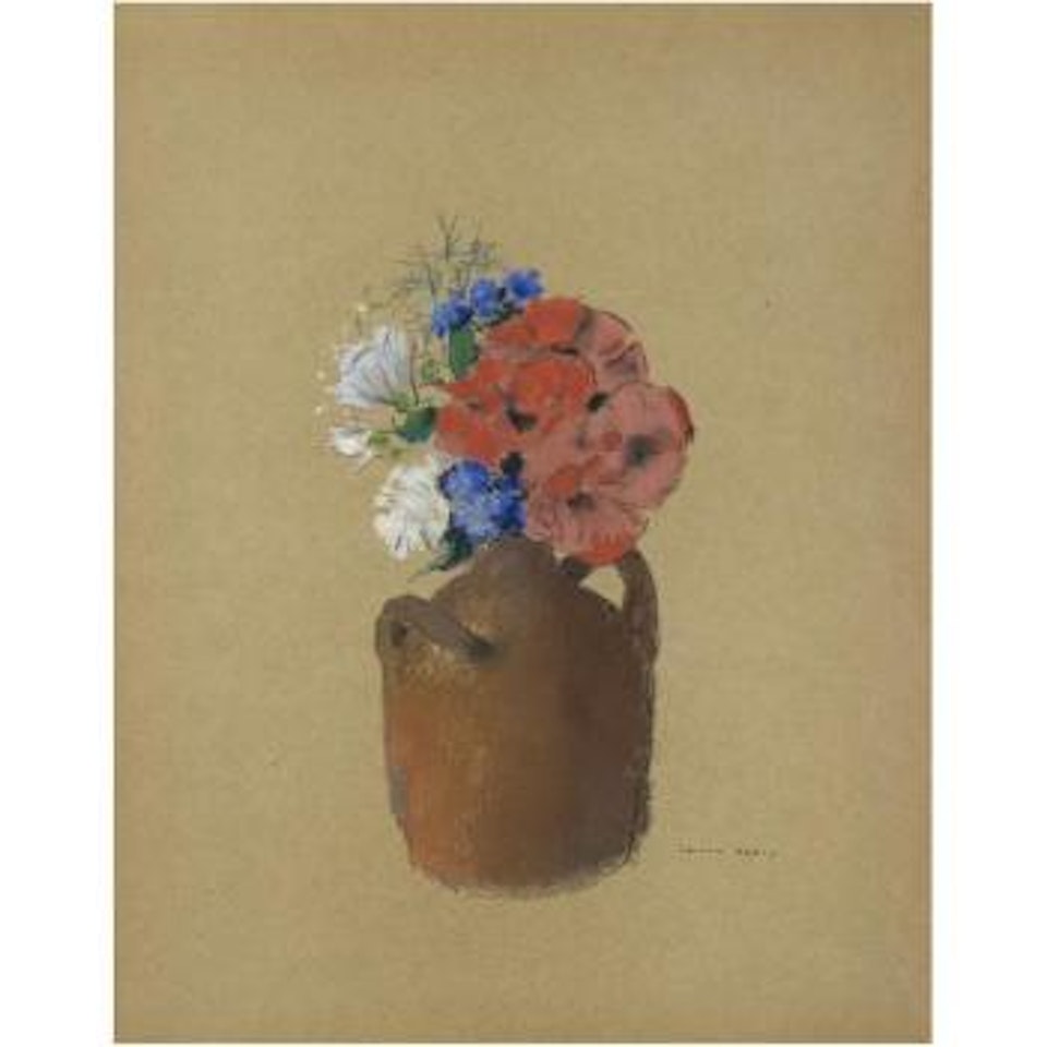 Le Petit Bouquet Tricolore by Odilon Redon