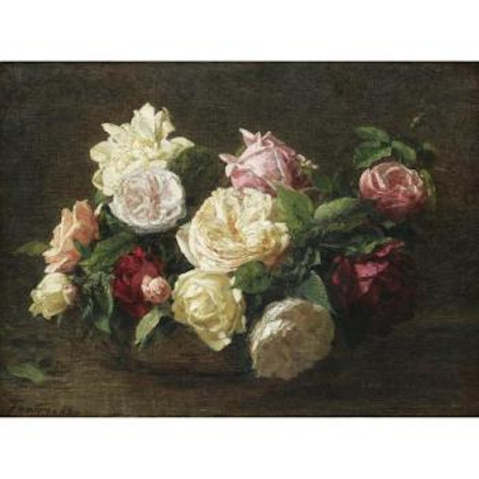 Roses by Henri Fantin-Latour