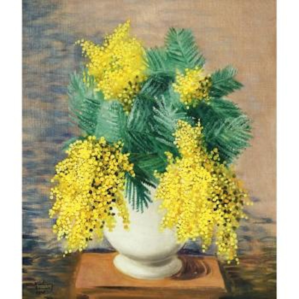 Bouquet De Mimosas by Moïse Kisling