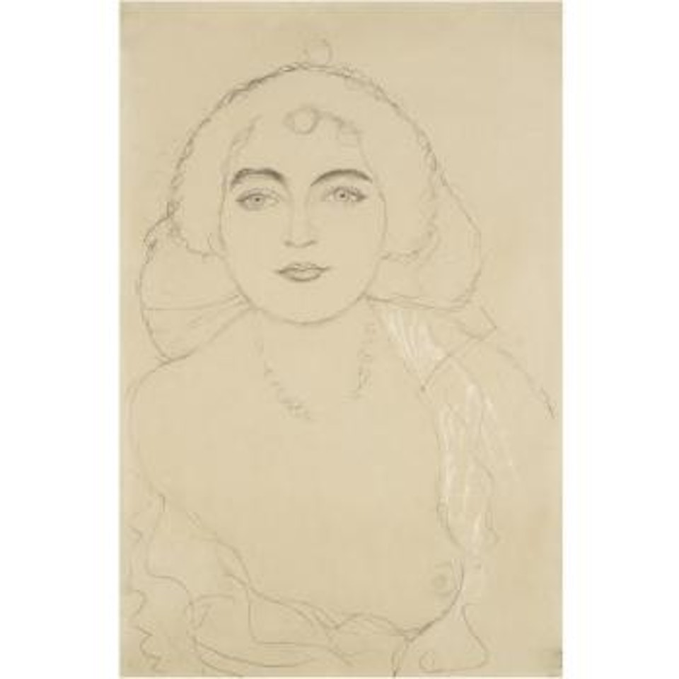 Brustbild Von Vorne (Bust Of A Woman) by Gustav Klimt