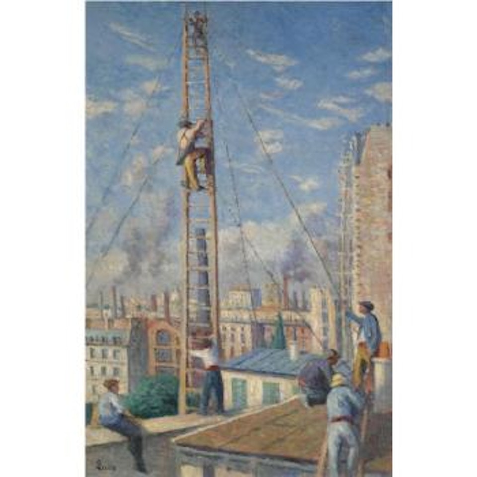 Le Redressement De L'échafaudage by Maximilien Luce