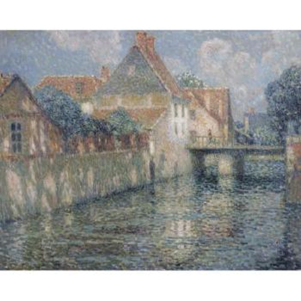 Le Canal Au Printemps by Henri Le Sidaner
