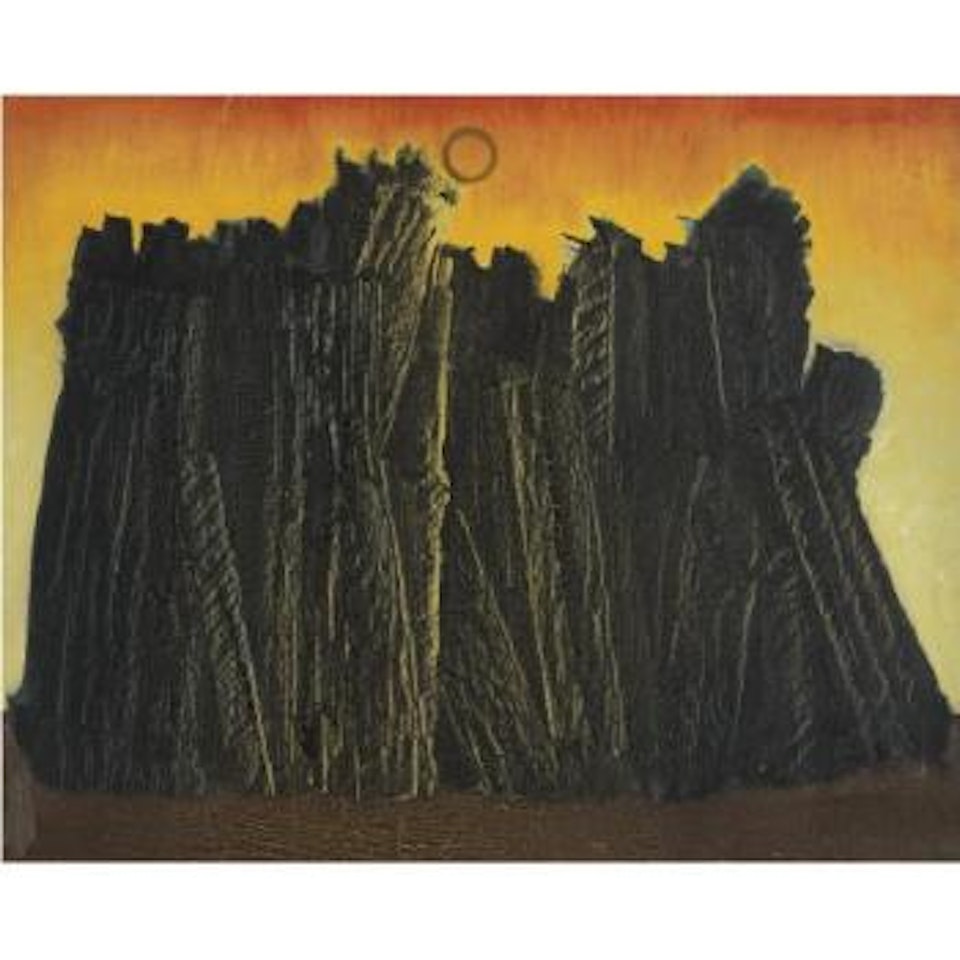 Forêt Et Soleil Or Coucher De Soleil by Max Ernst