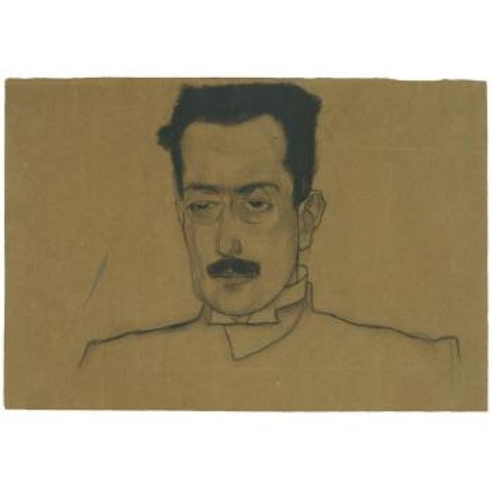 Portrait Of Otto Freund by Egon Schiele