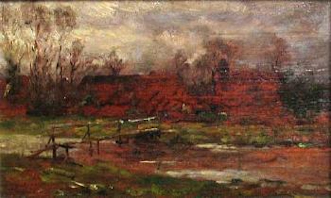 Footbridge by Louis Aston Knight