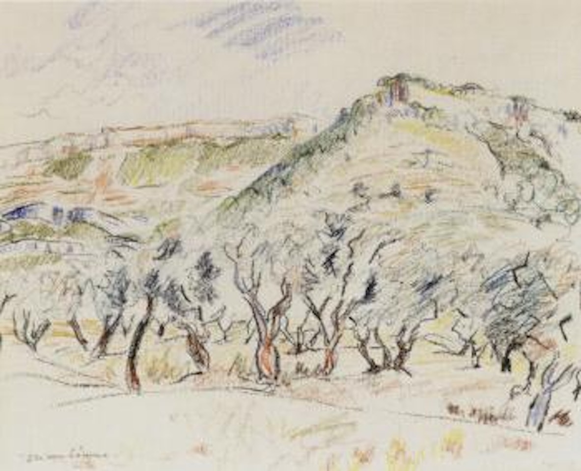 Olivenbäume by Erich Heckel