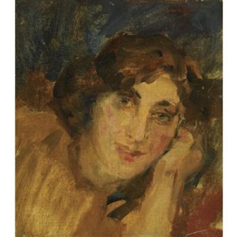A Pensive Moment (Sophie De Vries) by Isaac Israels