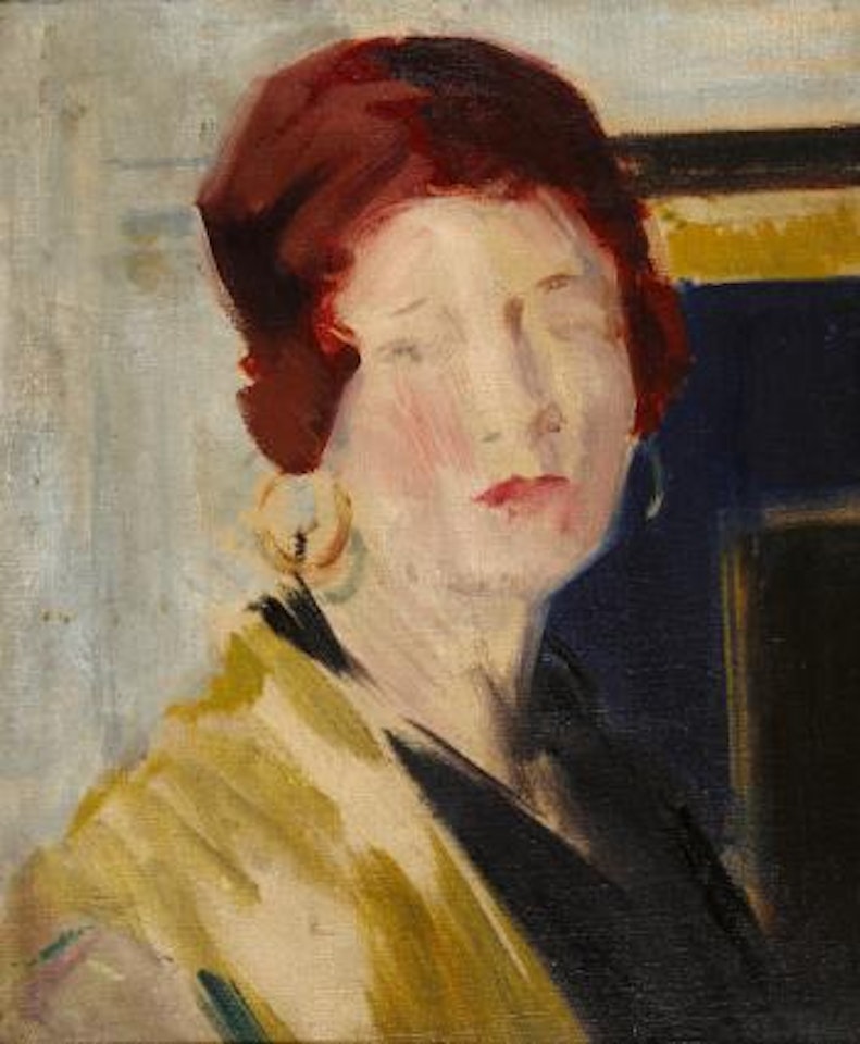 The yellow scarf by Francis Campbell Boileau Cadell