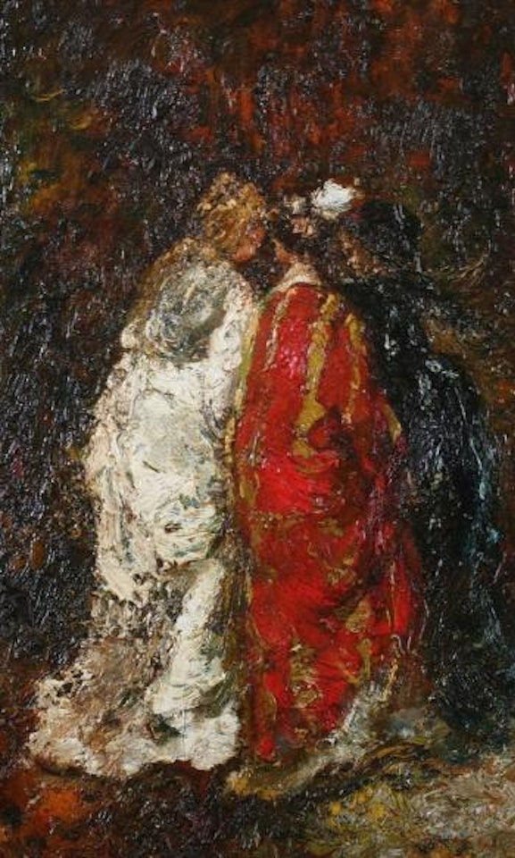 The Three Graces by Adolphe Monticelli