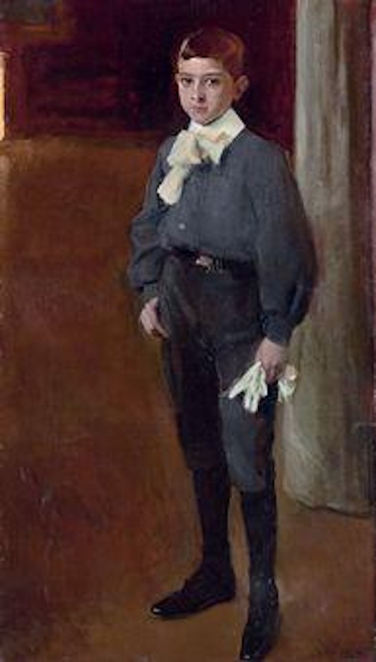 Retrato del niño José Maria Suárez by Joaquin Sorolla Y Bastida