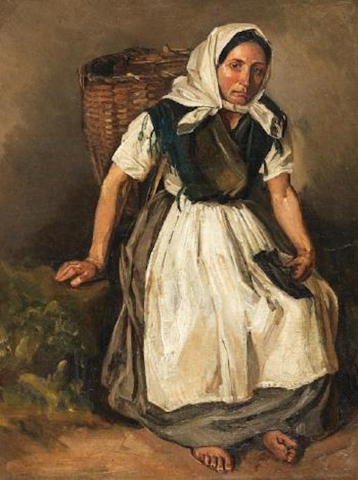 Hökerweib by Christian Friedrich Gille