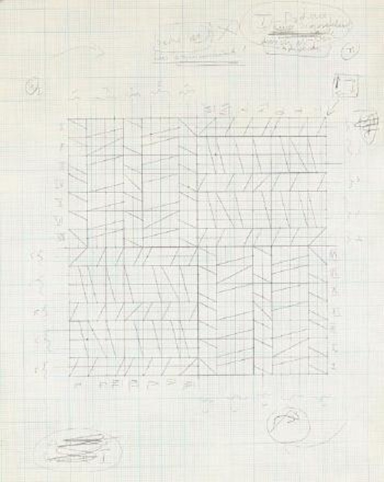 Perforation, Konstruktion by Hanne Darboven