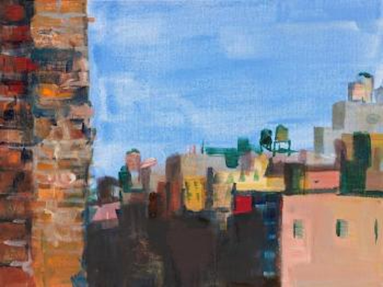 Chelsea Hotel by Rainer Fetting