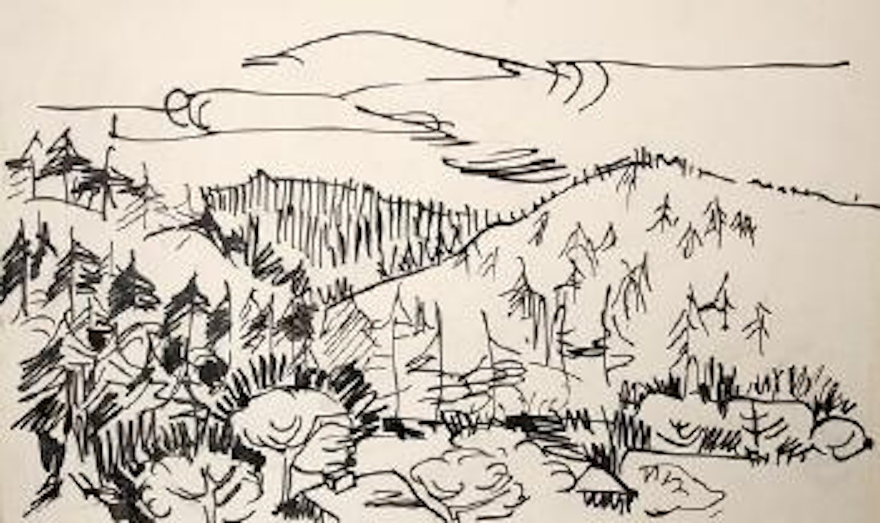 Sächsische Schweiz. by Hannah Höch