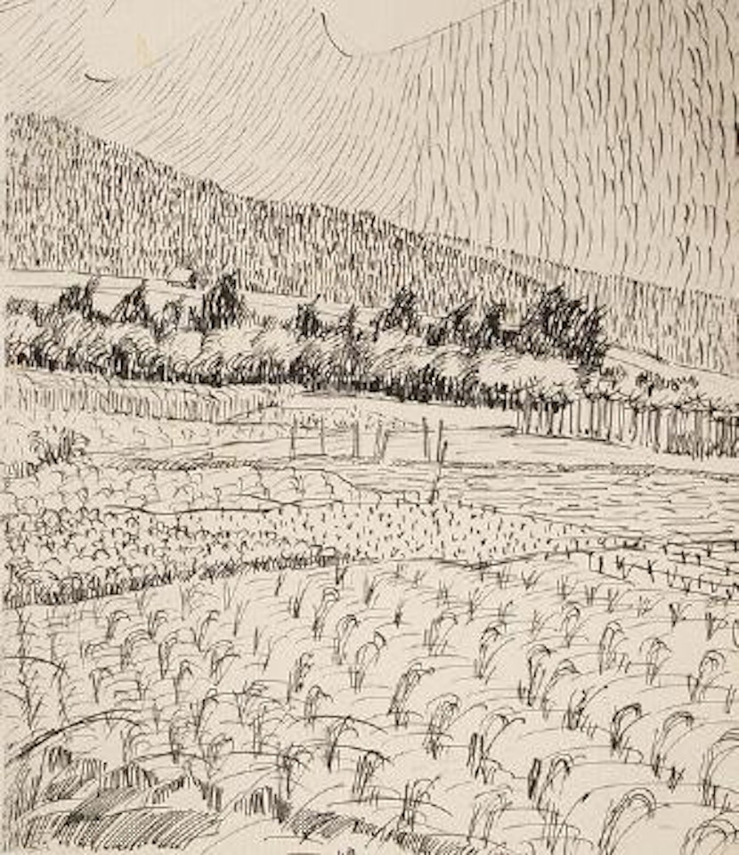 Vor dem Taunus by Hannah Höch